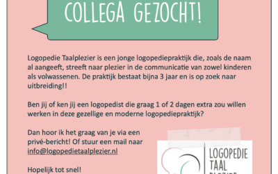 Collega gezocht!